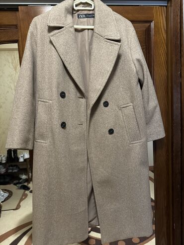 qadin palto modelleri: Zara palto, 3-4 defe geyinilb, cox seliqeli ve yeni kimidir, oversize