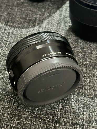 Fotokameralar: 16-50mm, 50mm 1.8 28-70mm lens 1. Sony A6000 kamera gövdəsi 2. Sony -da lalafo.az — 7 Fotokameralar: 16-50mm, 50mm 1.8 28-70mm lens 1. Sony A6000 kamera gövdəsi 2. Sony — 7