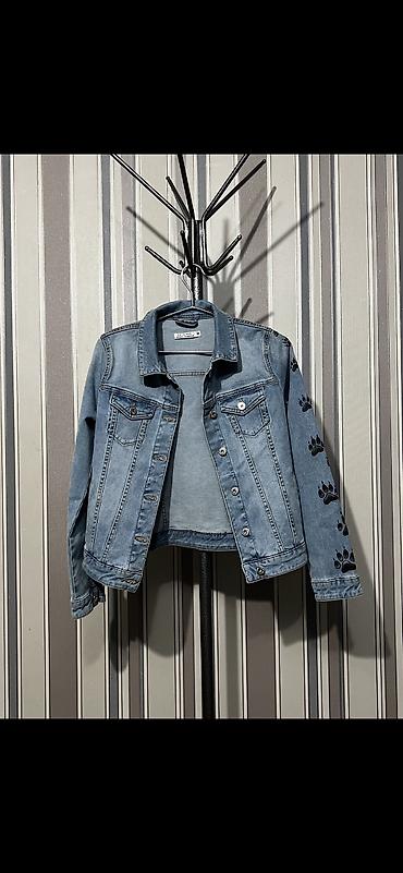 Джинсовые куртки: Джинсовая куртка, Классическая модель, Осень-весна, S — 2