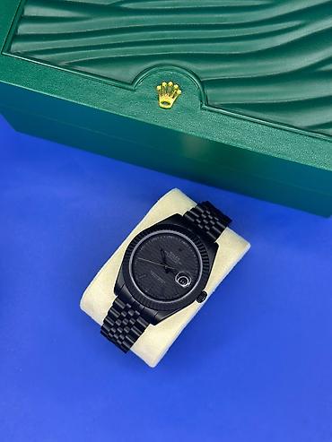 Личные вещи: Новый, Наручные часы, Rolex, цвет - Черный — 8