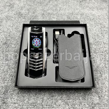 часы на телефон fly: Vertu Signature Touch, < 2 GB Memory Capacity, rəng - Qara, Düyməli
