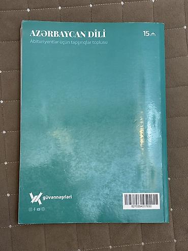 Testlər: Ən yeni nəşr azərbaycan dili test toplusu güvən. Tər təmiz yazısızdır — 2