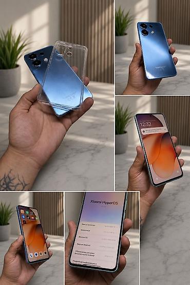 redmo note 10 pro: Redmi, Redmi Note 13, Б/у, 128 ГБ, цвет - Голубой, 2 SIM — 1