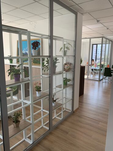 Алюминиевые окна на заказ: Перегородки стеклянные Алюминиевые перегородки Алюминиевые окна — 19
