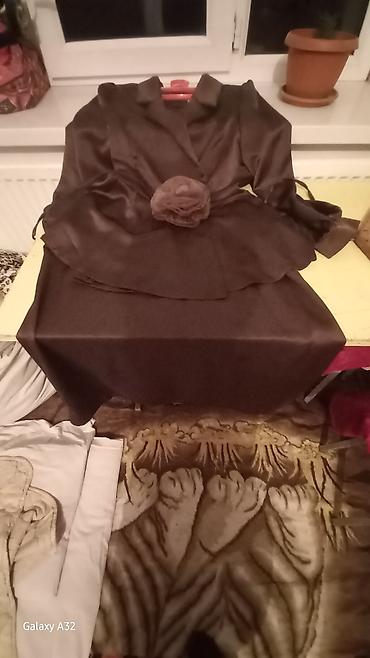 Блузки: Женская одежда — несколько вещей 1) Блуза-пиджак из атласной ткани — 1