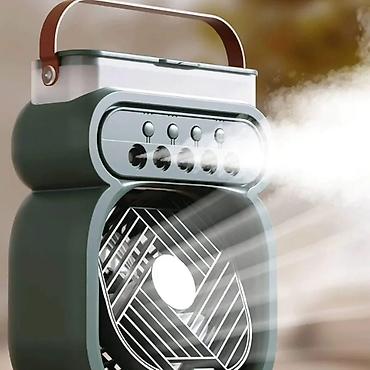 iphone mini: Prenosivi stoni ventilator sa vodenom maglom (3-u-1 rashlađivač — 5