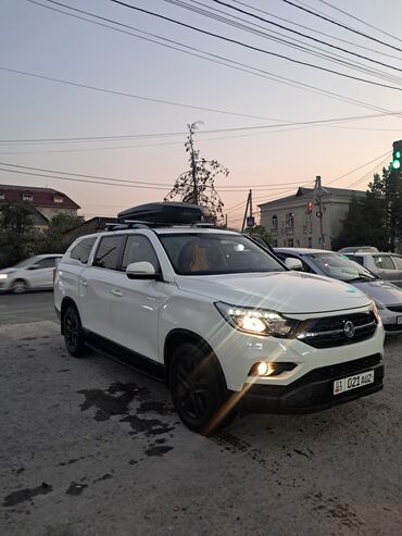 авто с дальнейшим выкупом бишкек: Белый внедорожник SsangYong Rexton, 2018года выпуска, с пробегом 199