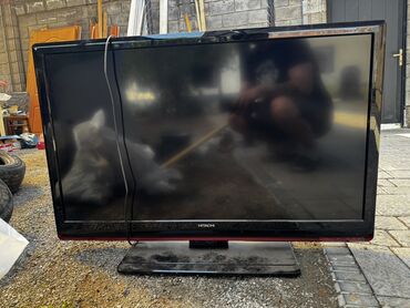 смарт тв: Телевизор HITACHI, диагональ около 40» Плоская панель, черная