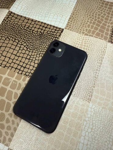 чехол айфон 11: IPhone 11, 128 GB, Jet Black, Face ID