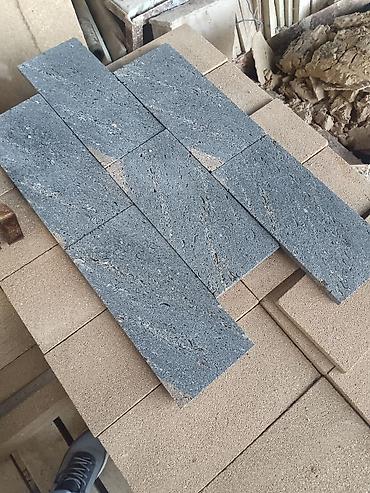 çeper: Təbii daş üzlük plitələri - Material: təbii daş, 1 rəng - Ölçülər — 8