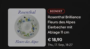 plasticne kadice cena: Postolje Rosenthal za jaje cuvarkucu,vintaz,novo. Postolje za jaje — 2