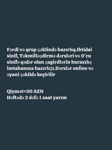 ofisiant teleb olunur 2023: Учитель требуется, Иностранные языки, 1-2 года опыта, Частичная занятость