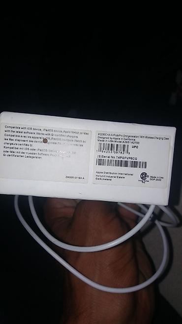 чехлы на аирподс 2: Məhsul: Apple AirPods Pro (2-ci nəsil) – simsiz şarjlı qutu ilə Model — 3