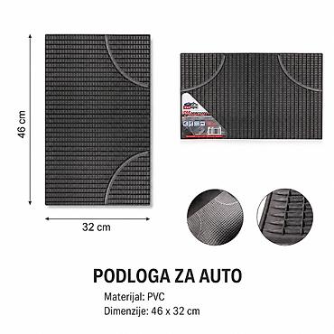 KMT Crne mrežaste patosnice za automobile 2000103 Univerzalne crne