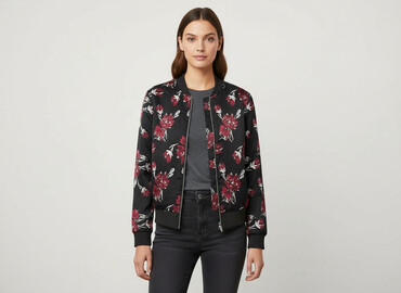 żółta kurtka damska reserved: Janina, Women`s bomber jacket, size M