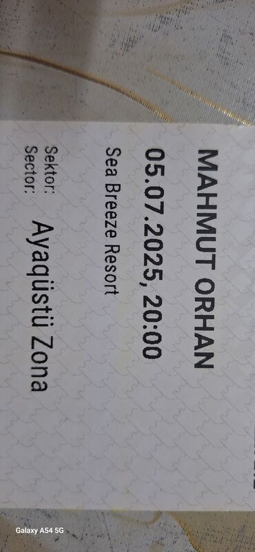 Metal axtaran aparatlar: Mahmut Orhan Bilet