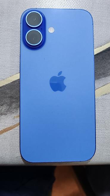 apple 16pro: IPhone 16, 128 GB, Göy, Barmaq izi, Face ID, Sənədlərlə — 1