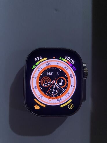aluminium kabel: İşlənmiş, Smart saat, Apple, Sensor ekran, rəng - Boz