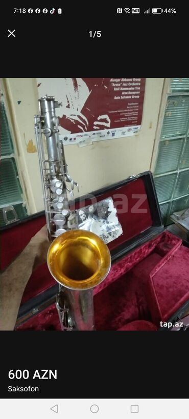 Пианино: Saksafon Tenor satılır 400azn elaqe 055 955 45 82 ılqar. Ela