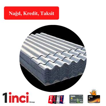 1inci Group - Təmir və Tikinti materialları: Шифер, Цемент, Новый, Платная доставка, Платная установка, C гарантией, Есть кредит