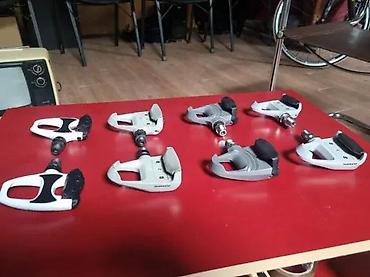 bokserske rukavice i dzak za decu: SPD SL I LOOK PEDALE | Shimano PD-R540W2 SPD SL bele nekorištene 30 — 5