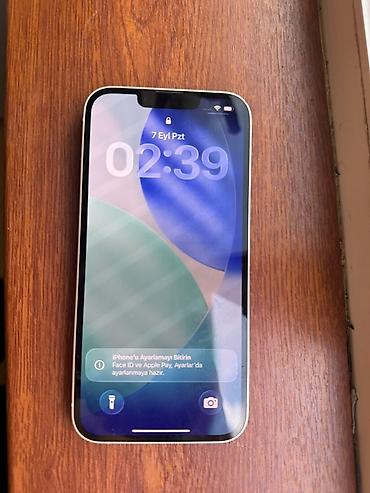 IPhone 13, 128 GB, Ağ, Barmaq izi, Simsiz şarj, Face ID lalafo.az -da IPhone 13, 128 GB, Ağ, Barmaq izi, Simsiz şarj, Face ID