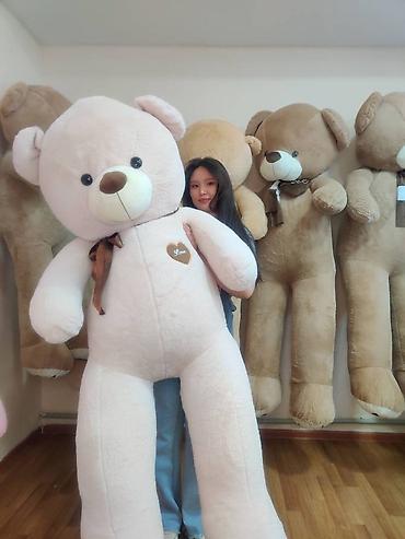 Игрушки: Огромная Мишка 180 см Бесплатная доставка 🧸60 см 1000 сом (Бесплатная — 17