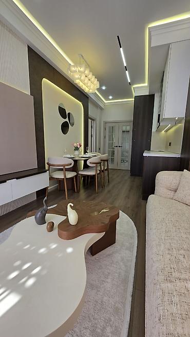 real sight: 1 комната, 49 м², Асанбай мкр Элитка, 13 этаж, Дизайнерский ремонт — 2
