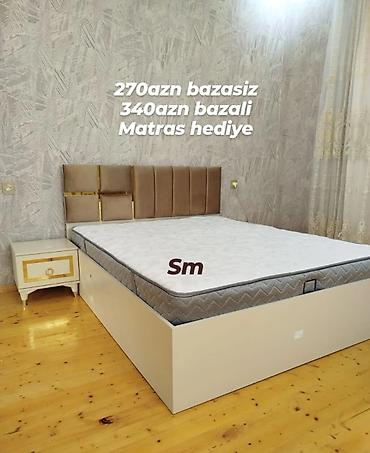 interturan mebel: İkinəfərlik çarpayı, 2 tumba, Yeni — 1