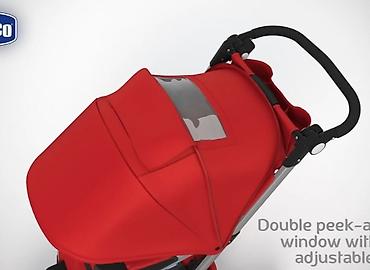 Коляскалар: Коляска Chicco Aktiv3 в комплектации (люлька и прогулочный блок) — 4