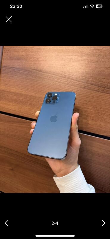 redmi 10 s: IPhone 12 Pro Max, 128 GB, Pacific Blue, Zəmanət, Simsiz şarj, Face ID