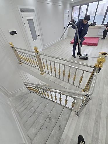 Лестницы из нержавейки: Лестница из нержавейки Наружные, Форма лестницы: Прямая, Стиль: Хайтек — 11