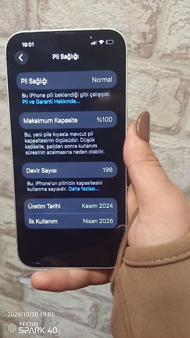 tv bu 2: IPhone 16e, 256 GB, Ağ, Face ID — 5