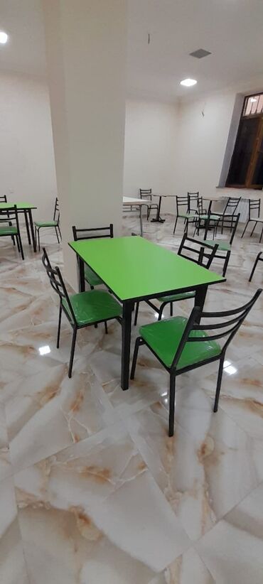 Sifarişlə masa və oturacaq dəstləri: Kvadrat masa, Mətbəx üçün, Dəhliz üçün, Eyvan üçün, 4 nəfər, Açılmayan, Azərbaycan, Zəmanətli — 5