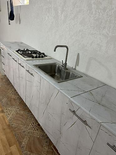 silver kitchen: Кухонный гарнитур, Б/у, цвет - Серый — 3