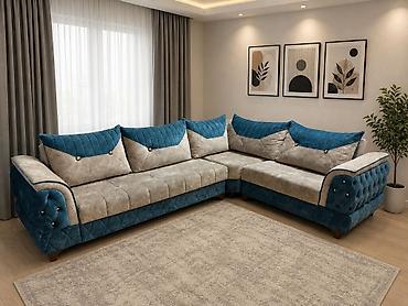 Qonaq otağı dəstləri: Divan, Masa və oturacaqlar — 10