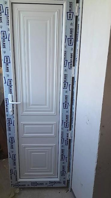 plastic qapi: Yeni Plastik qapı 80x200 sm Zamok və çərçivə ilə, Zəmanətli, Pulsuz quraşdırma, Pulsuz çatdırılma, Rayonlara çatdırılma — 5