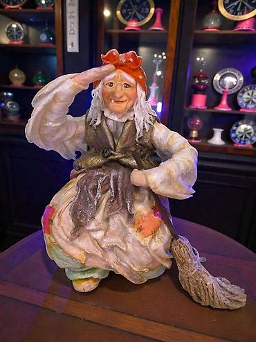 Подарки и сувениры: Баба Яга — подвесная игрушка ручной работы | интерьерный декор — 13