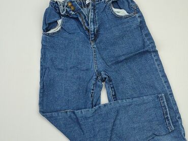 reserved jeansy wyprzedaż: Spodnie jeansowe, Reserved, 14 lat, 164, stan - Bardzo dobry