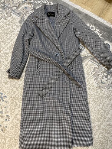 мужское пальто с капюшоном: Пальто, Осень-весна, Длинная модель, M (EU 38)