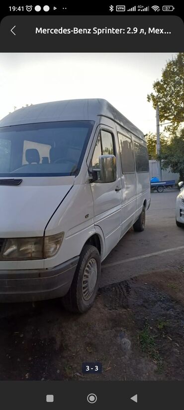 такси спринтер: Mercedes-Benz Sprinter: 2003 г., 2.2 л, Механика, Дизель, Van