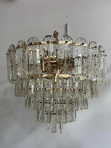 lovhə ayaqlı: Çılçıraq, 10 və daha çox lampa, Xrustal — 1