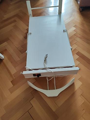 mini rerna na plin: Električna grejna podloga/stočić sa tajmerom - Metalna grejna ploča — 3