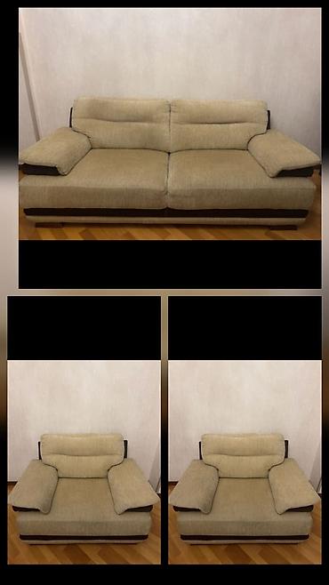 Digər mebel: *SEVA XİRDALAN* Turkiyə istehsalı divan kreslo dəsti satilir. Divan — 1
