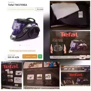 toxunma çanta: Tozsoran Tefal, Quru təmizləmə