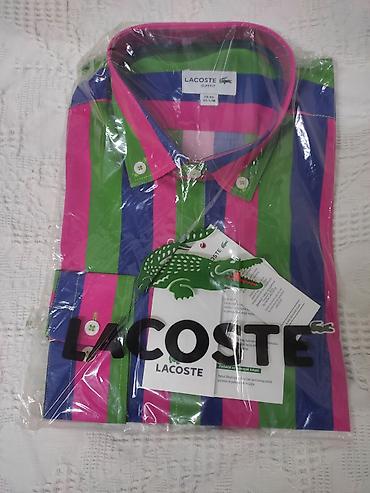 Рубашки: Мужская рубашка, S, M, L, Lacoste, Новый, Самовывоз — 2