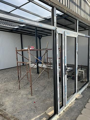 bravo build: Алюминиевое окно на заказ, Тип окна: Витражные, Платная установка, Без рассрочки — 3