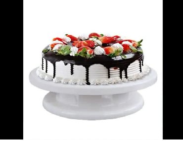 tort aksesuarlari: Tort bezemek üçün fırlanan tort qabı