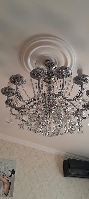 antika samdanlar: Çılçıraq, 10 və daha çox lampa, Metal — 1