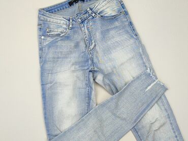 błękitne bluzki damskie: Jeans, Top Secret, S (EU 36), condition - Good